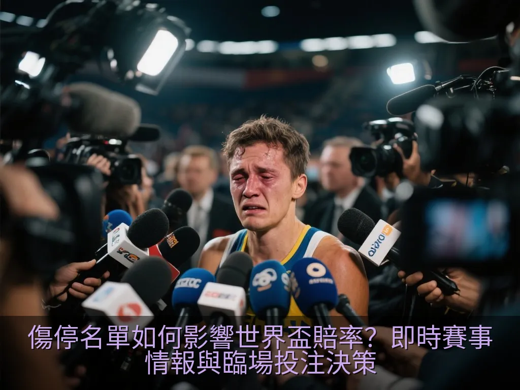 傷停名單如何影響世界盃賠率？即時賽事情報與臨場投注決策